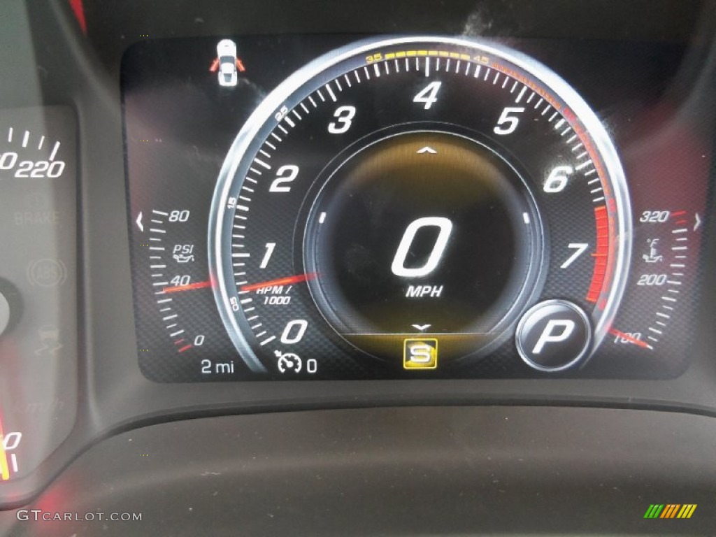 2016 Chevrolet Corvette Z06 Coupe Gauges Photo #105652518