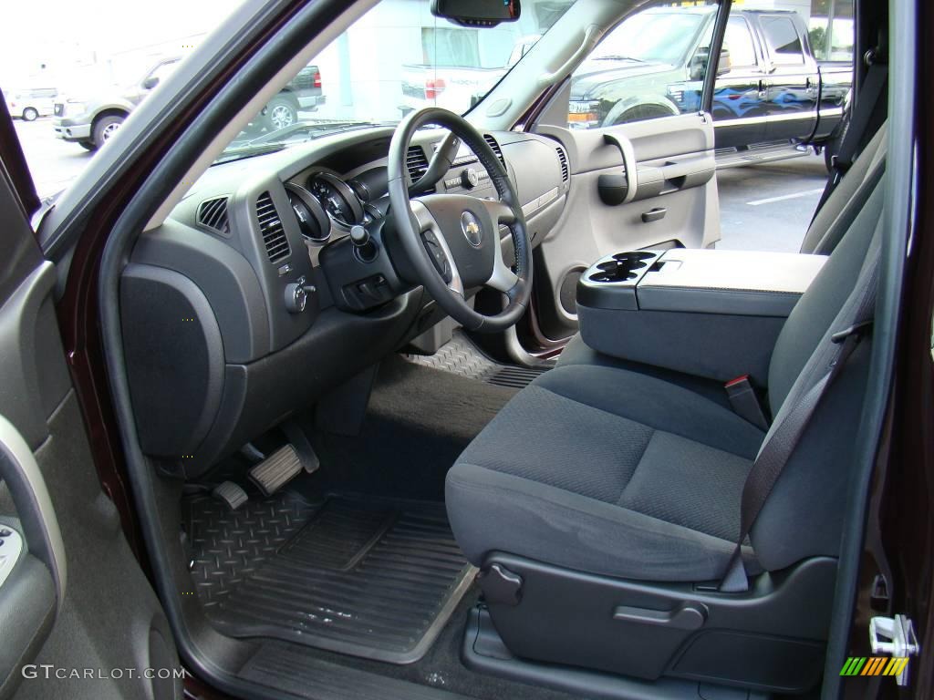 2008 Silverado 1500 LT Regular Cab 4x4 - Dark Cherry Metallic / Dark Titanium photo #8