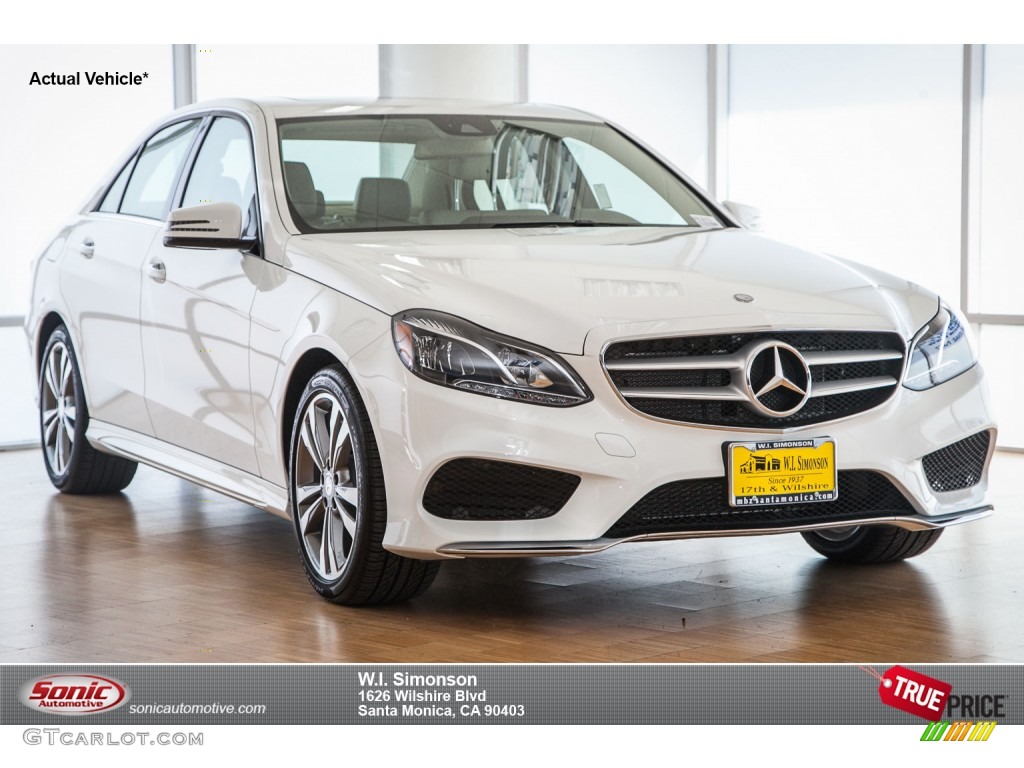 2016 E 350 Sedan - Polar White / Silk Beige/Espresso Brown photo #1