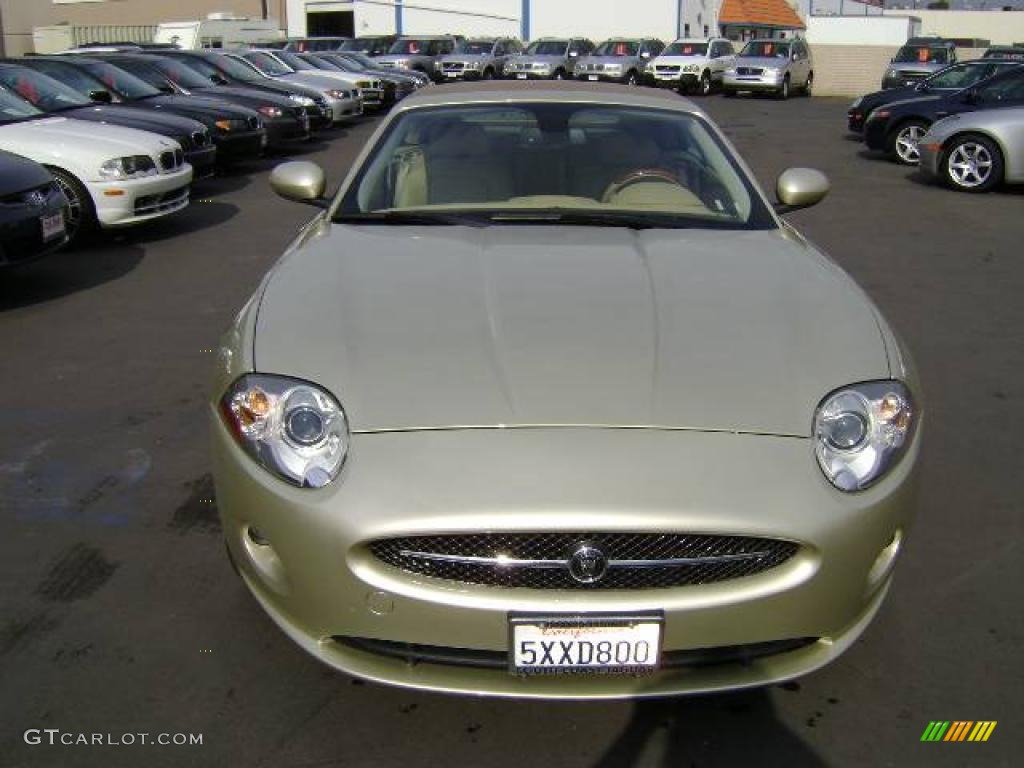 2007 XK XK8 Convertible - Winter Gold Metallic / Caramel photo #6