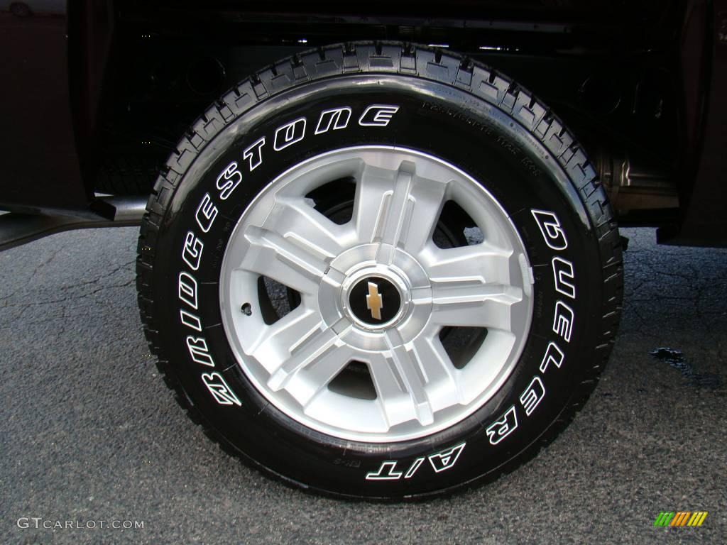 2008 Silverado 1500 LT Regular Cab 4x4 - Dark Cherry Metallic / Dark Titanium photo #12