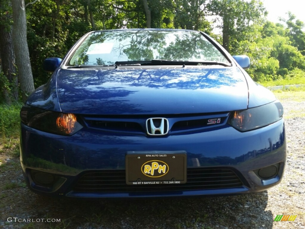 2006 Civic Si Coupe - Fiji Blue Pearl / Black photo #2