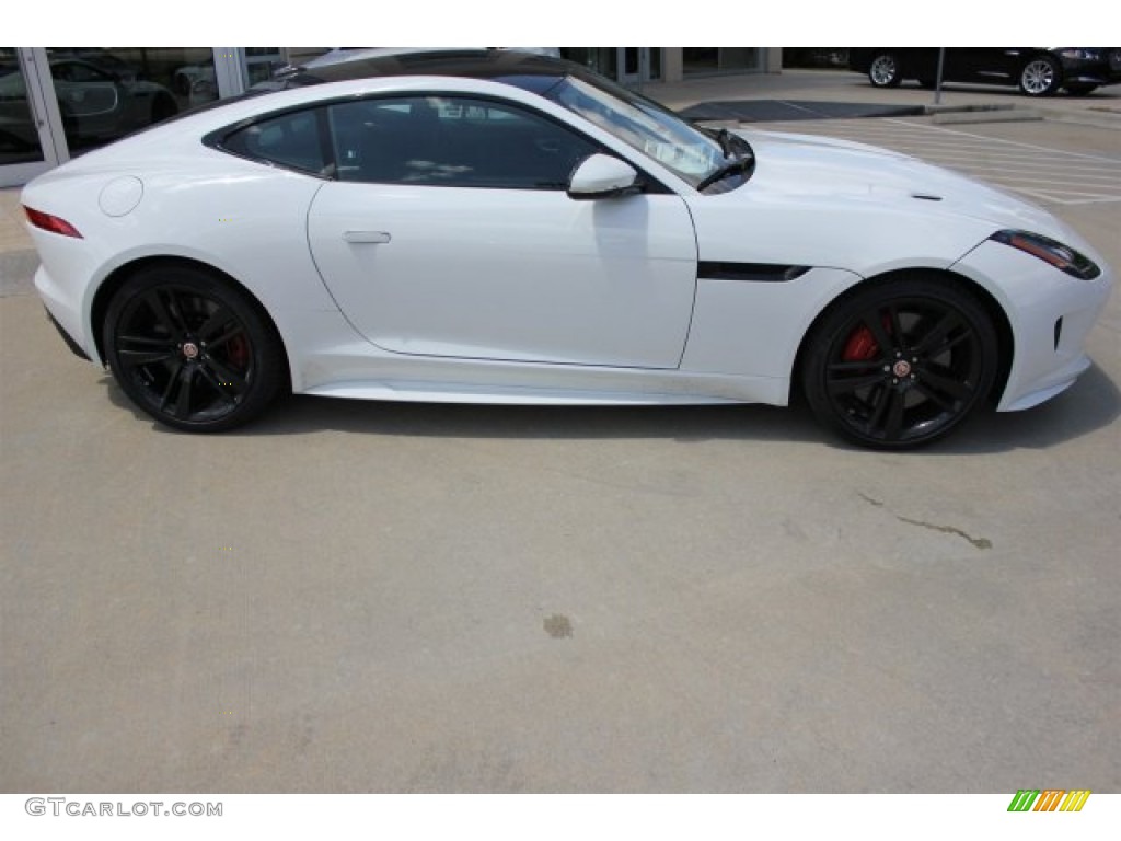 Polaris White 2016 Jaguar F-TYPE R Coupe Exterior Photo #105656127