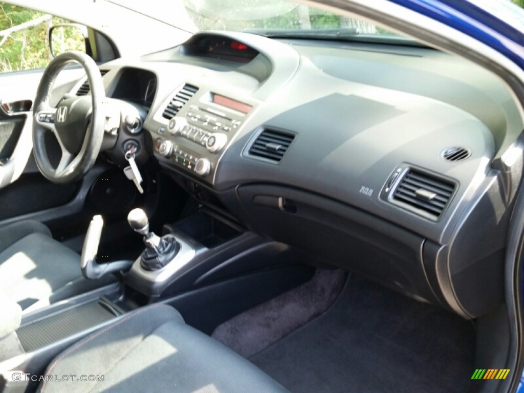2006 Civic Si Coupe - Fiji Blue Pearl / Black photo #11