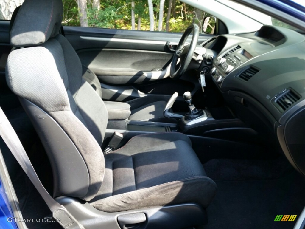 2006 Civic Si Coupe - Fiji Blue Pearl / Black photo #12