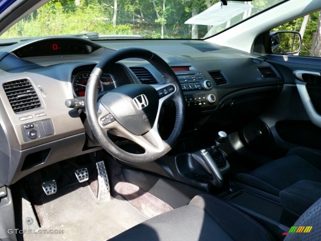 2006 Civic Si Coupe - Fiji Blue Pearl / Black photo #22