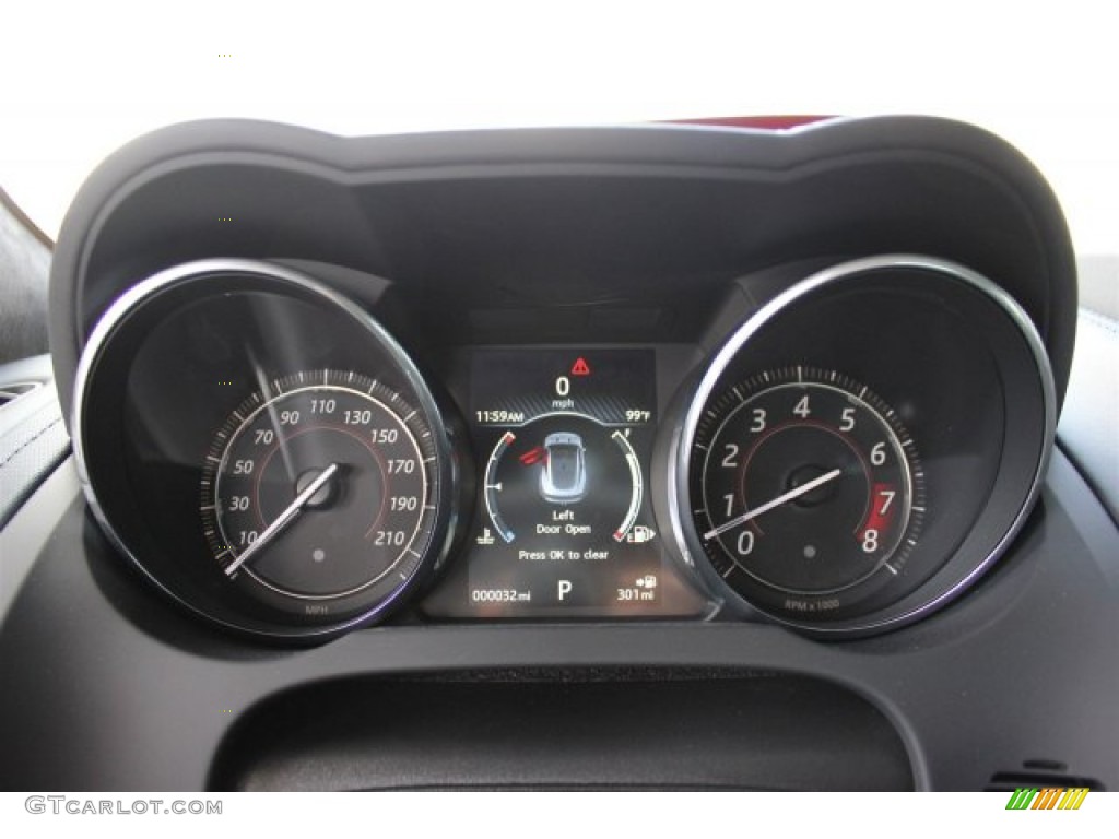 2016 Jaguar F-TYPE R Coupe Gauges Photo #105656874
