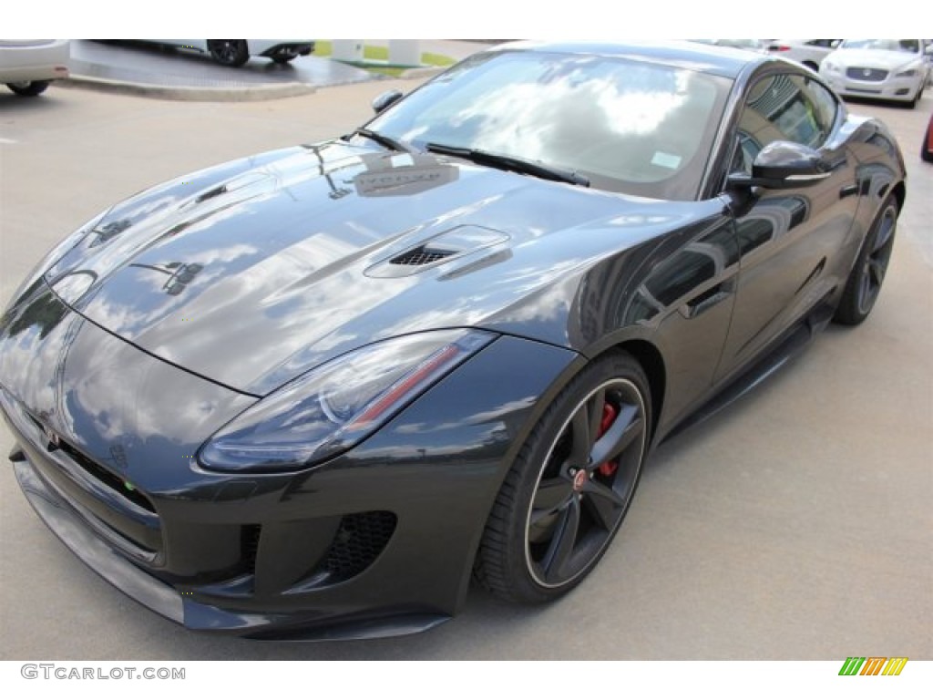 Stratus Gray 2016 Jaguar F-TYPE R Coupe Exterior Photo #105656952