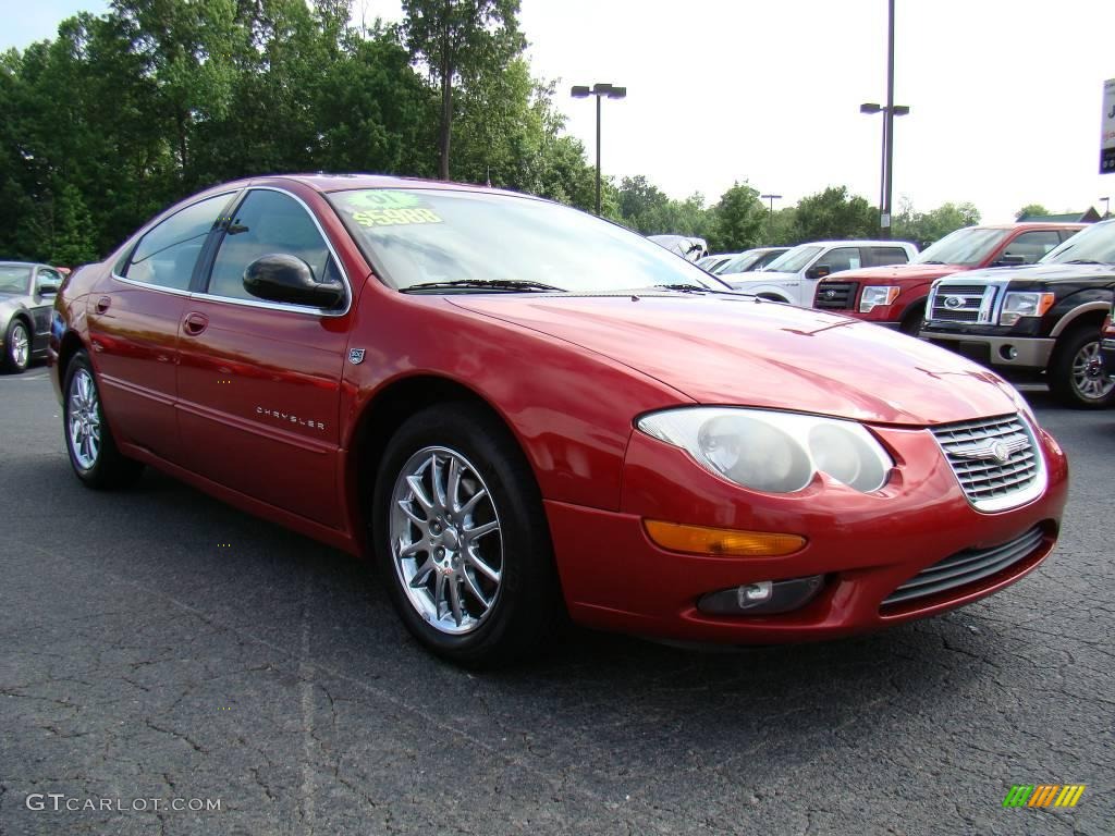 2001 300 M Sedan - Inferno Red Pearl / Sandstone photo #1