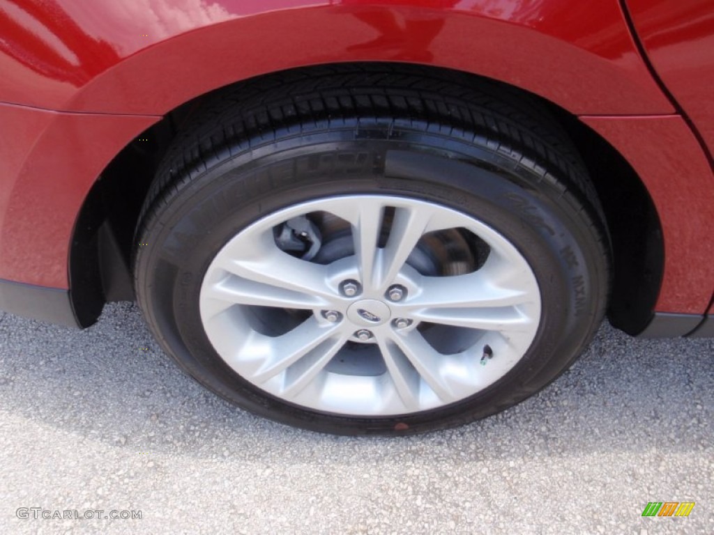 2015 Taurus SEL - Ruby Red Metallic / Dune photo #4