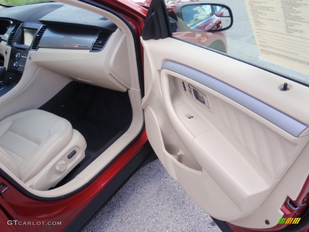 2015 Taurus SEL - Ruby Red Metallic / Dune photo #21