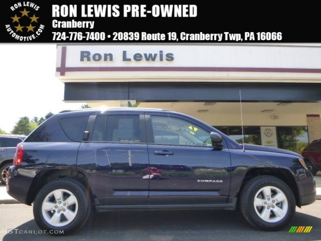 True Blue Pearl Jeep Compass