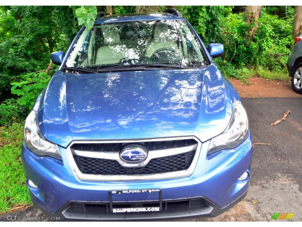 2014 XV Crosstrek 2.0i Limited - Quartz Blue Pearl / Ivory photo #2