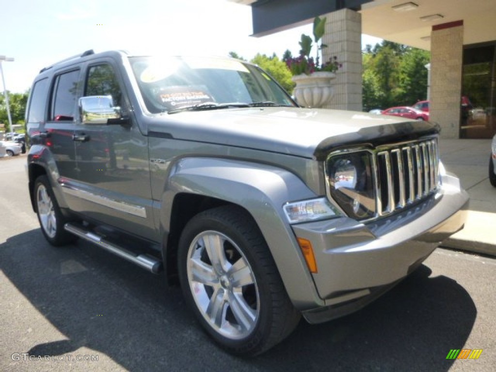 2012 Liberty Jet 4x4 - Mineral Gray Metallic / Dark Slate Gray photo #2