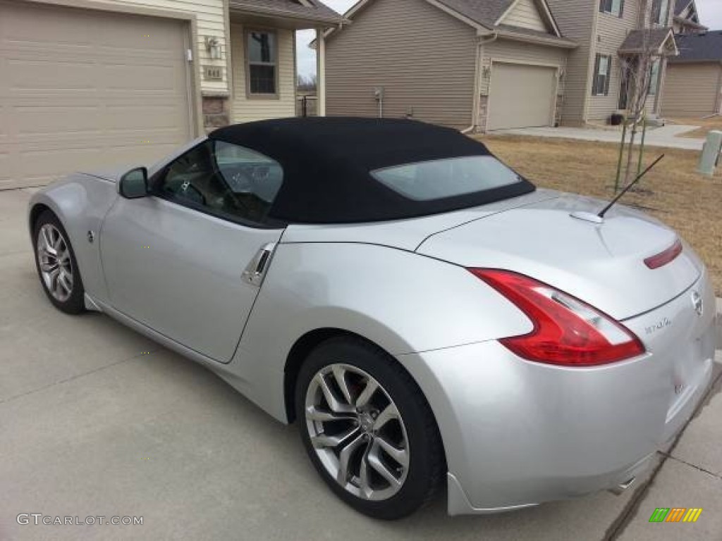 2010 370Z Touring Roadster - Brilliant Silver / Gray Leather photo #3