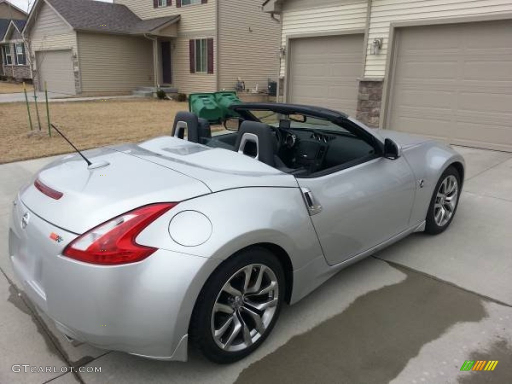 2010 370Z Touring Roadster - Brilliant Silver / Gray Leather photo #4