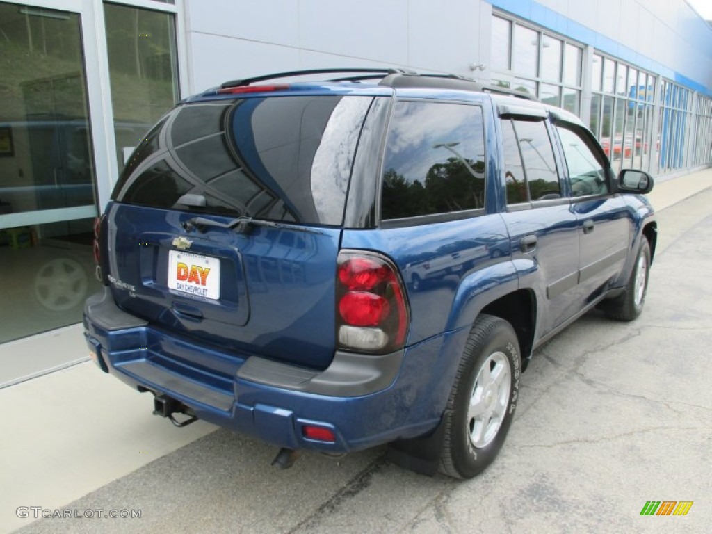 2005 TrailBlazer LS 4x4 - Superior Blue Metallic / Light Gray photo #4