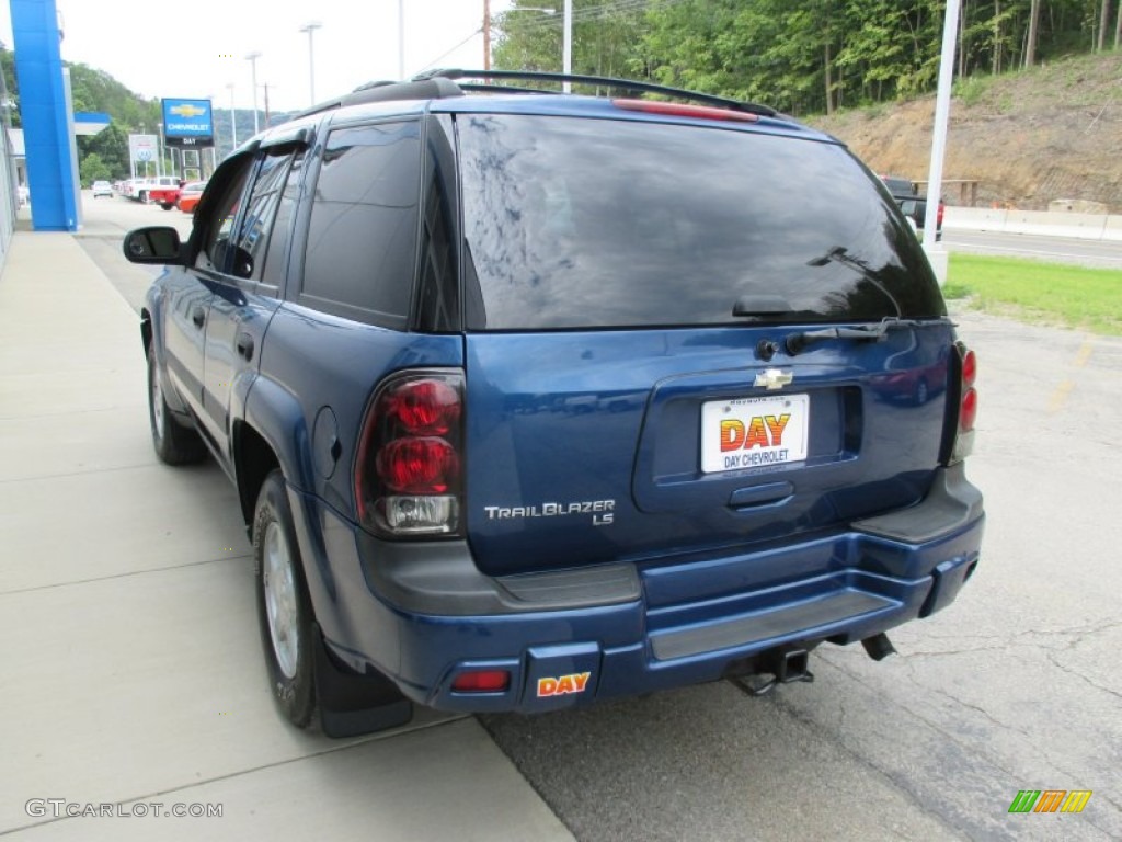 2005 TrailBlazer LS 4x4 - Superior Blue Metallic / Light Gray photo #6