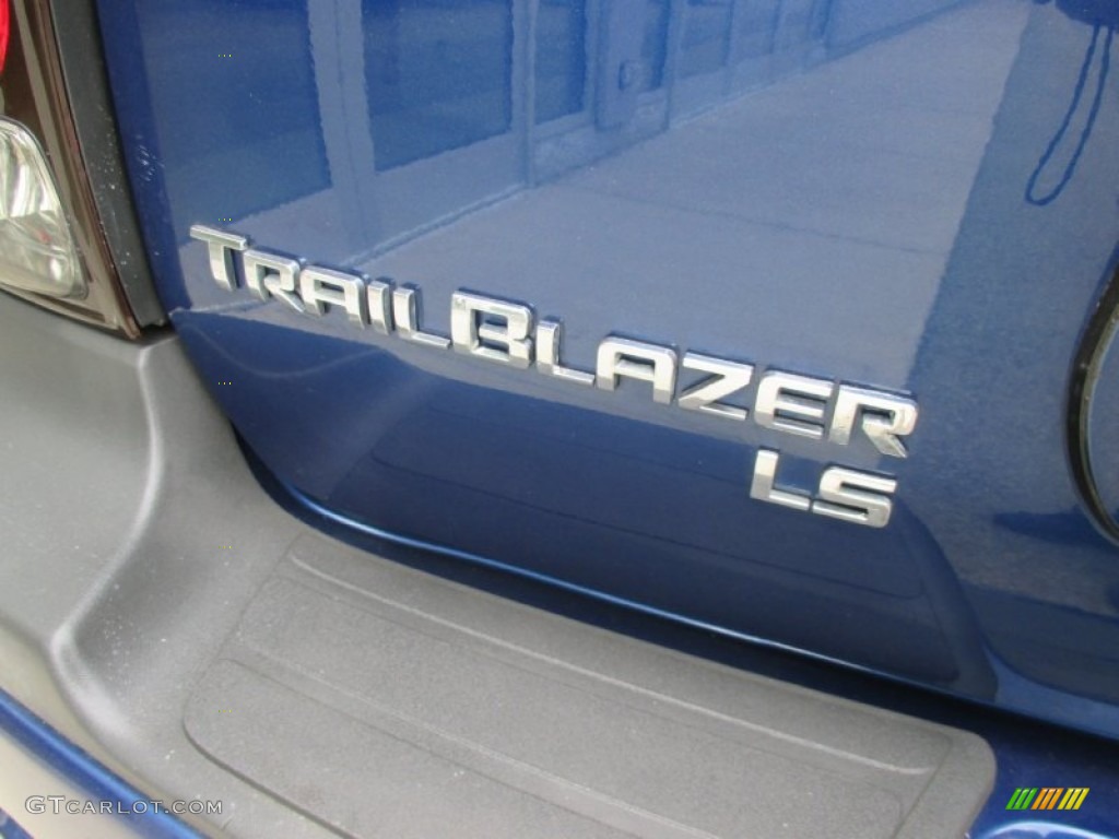 2005 TrailBlazer LS 4x4 - Superior Blue Metallic / Light Gray photo #8