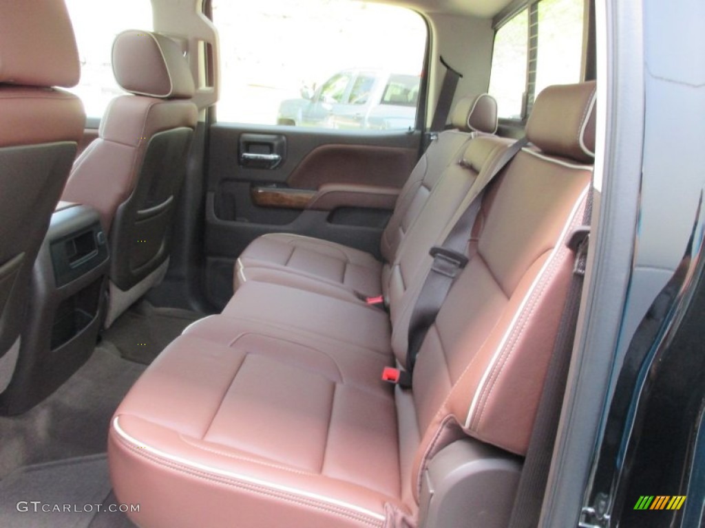 2015 Chevrolet Silverado 1500 High Country Crew Cab 4x4 Rear Seat Photo #105663774