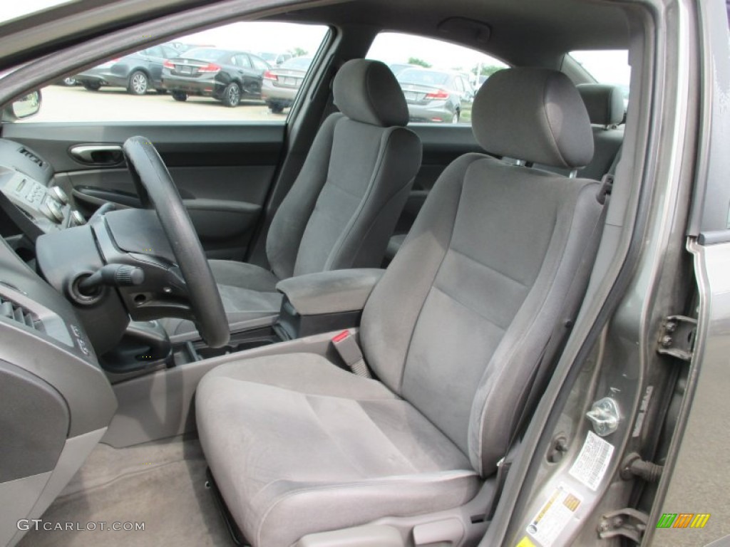 Gray Interior 2008 Honda Civic LX Sedan Photo #105663984