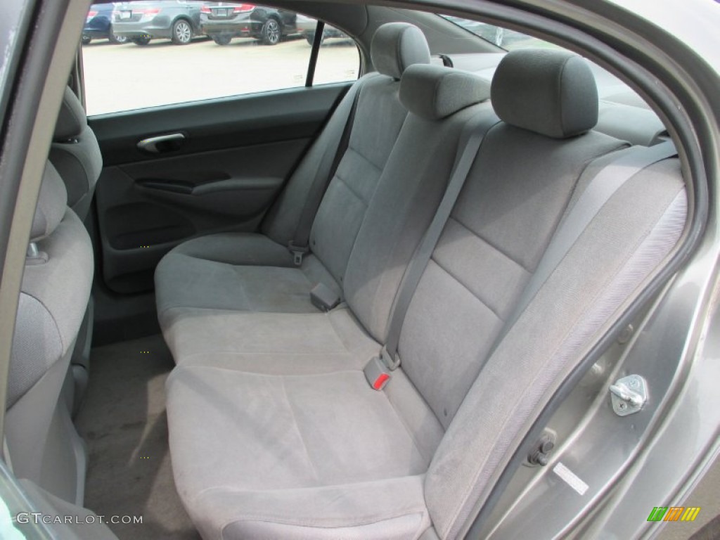2008 Honda Civic LX Sedan Rear Seat Photo #105664005