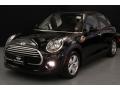 2015 Midnight Black Metallic Mini Cooper Hardtop 4 Door  photo #1