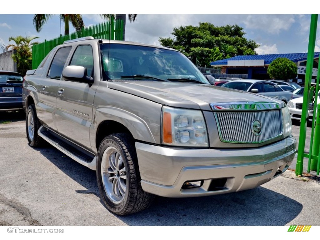 2003 Escalade EXT AWD - Silver Sand / Shale photo #49
