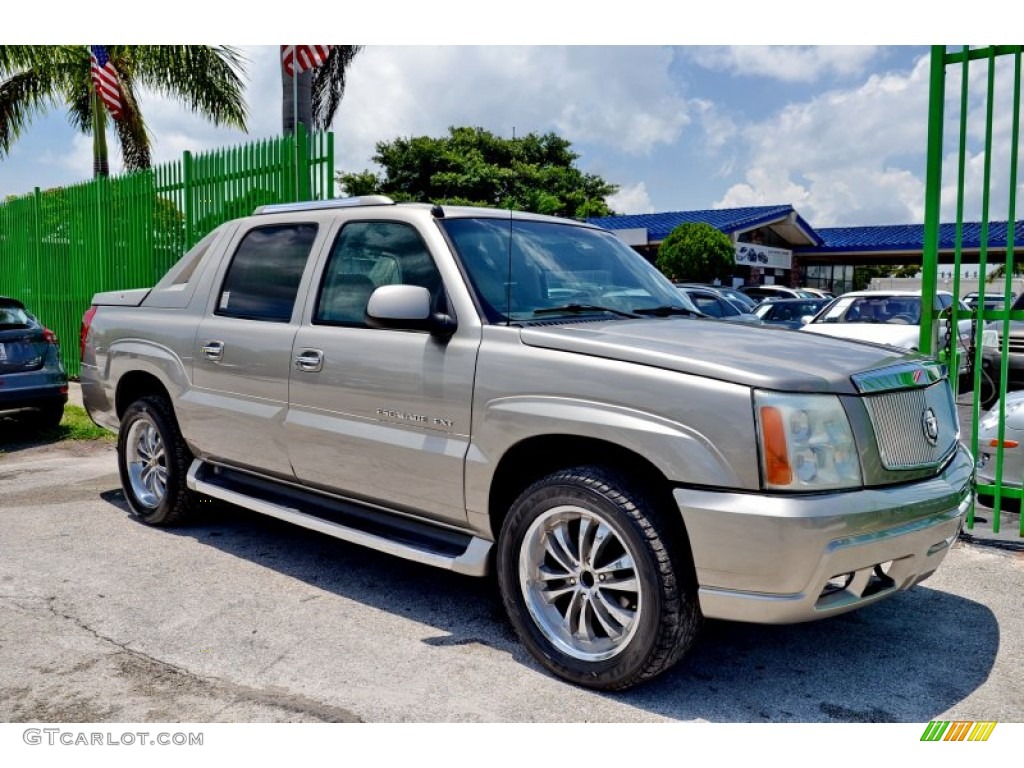 Silver Sand 2003 Cadillac Escalade EXT AWD Exterior Photo #105666651