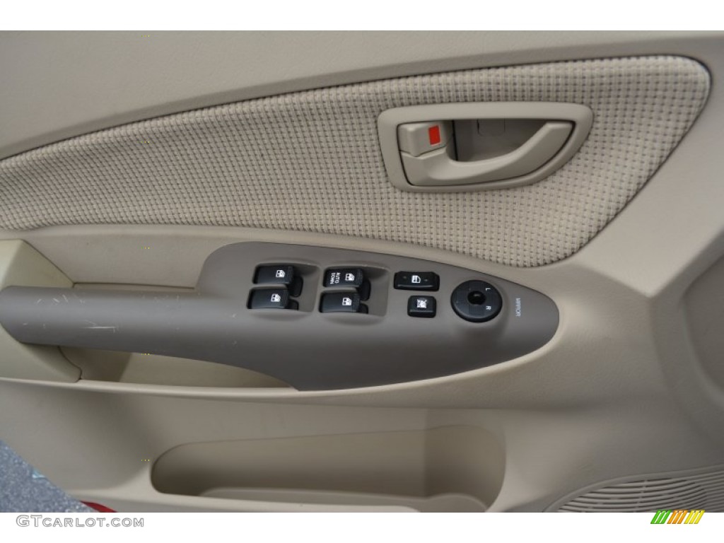 2007 Tucson GLS - Alpine Frost Blue Metallic / Beige photo #9