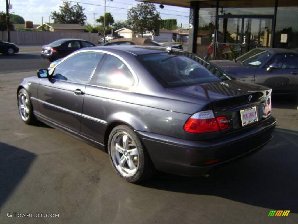 2006 3 Series 325i Coupe - Sparkling Graphite Metallic / Black photo #3