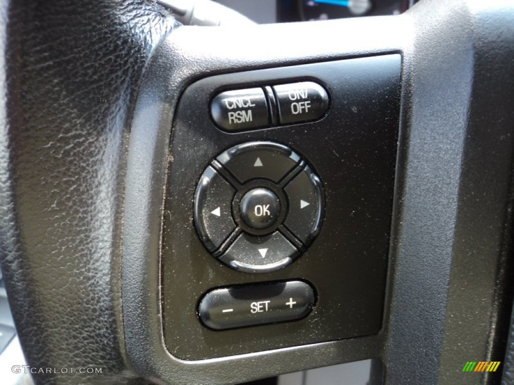 2012 F250 Super Duty Lariat Crew Cab 4x4 - White Platinum Metallic Tri-Coat / Black photo #15