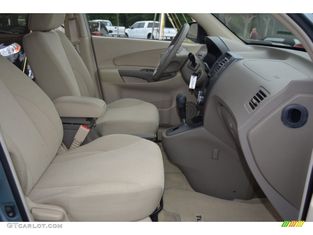 2007 Tucson GLS - Alpine Frost Blue Metallic / Beige photo #17