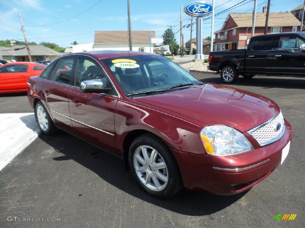 Redfire Metallic 2006 Ford Five Hundred Limited AWD Exterior Photo #105668049