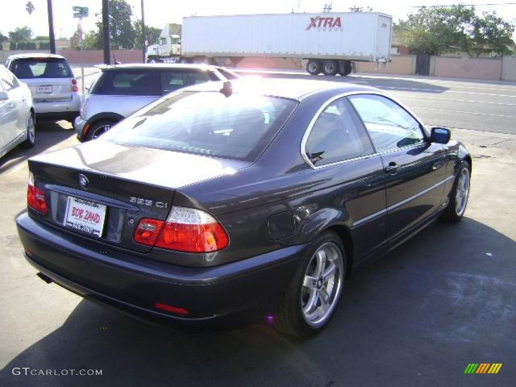 2006 3 Series 325i Coupe - Sparkling Graphite Metallic / Black photo #4