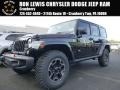 Black 2015 Jeep Wrangler Unlimited Rubicon 4x4