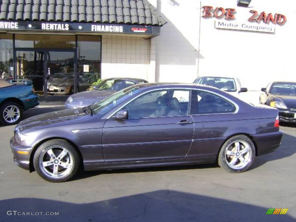 2006 3 Series 325i Coupe - Sparkling Graphite Metallic / Black photo #5