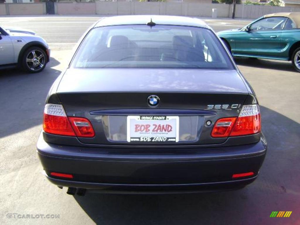 2006 3 Series 325i Coupe - Sparkling Graphite Metallic / Black photo #7