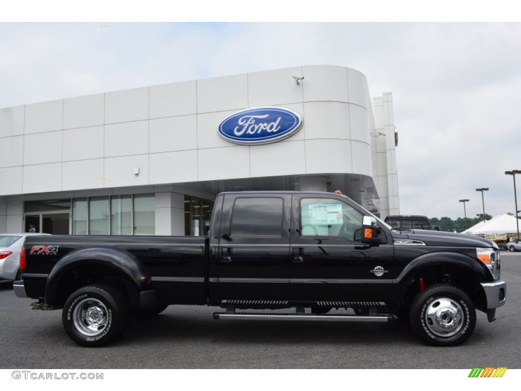 Shadow Black 2016 Ford F350 Super Duty Lariat Crew Cab 4x4 DRW Exterior Photo #105669879