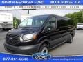 Tuxedo Black Metallic 2015 Ford Transit Van 150 LR Long