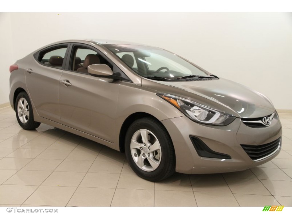 2014 Elantra SE Sedan - Bronze / Beige photo #1