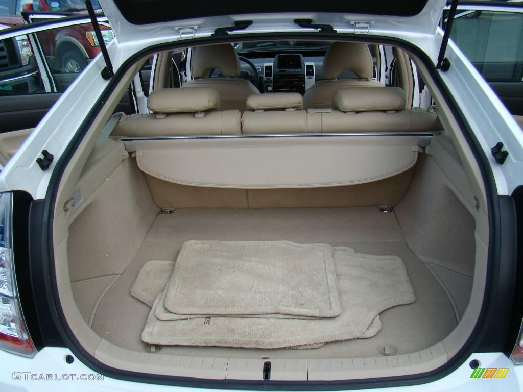 2005 Prius Hybrid - Super White / Ivory/Brown photo #10