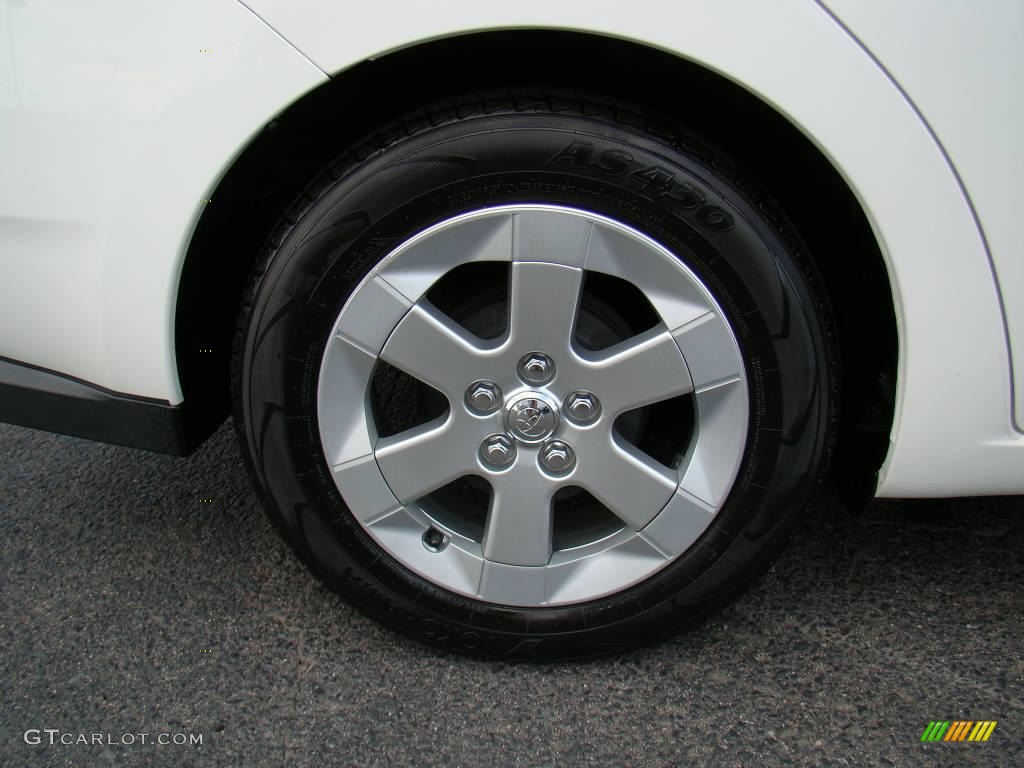 2005 Prius Hybrid - Super White / Ivory/Brown photo #14