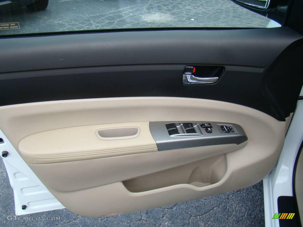 2005 Prius Hybrid - Super White / Ivory/Brown photo #15
