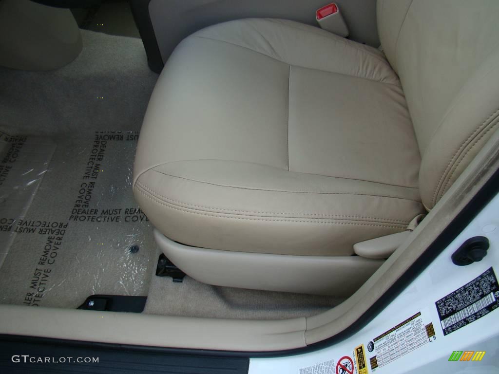 2005 Prius Hybrid - Super White / Ivory/Brown photo #16