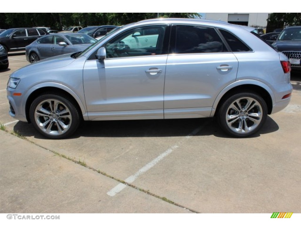 Florett Silver Metallic 2016 Audi Q3 2.0 TSFI Premium Plus quattro Exterior Photo #105673356