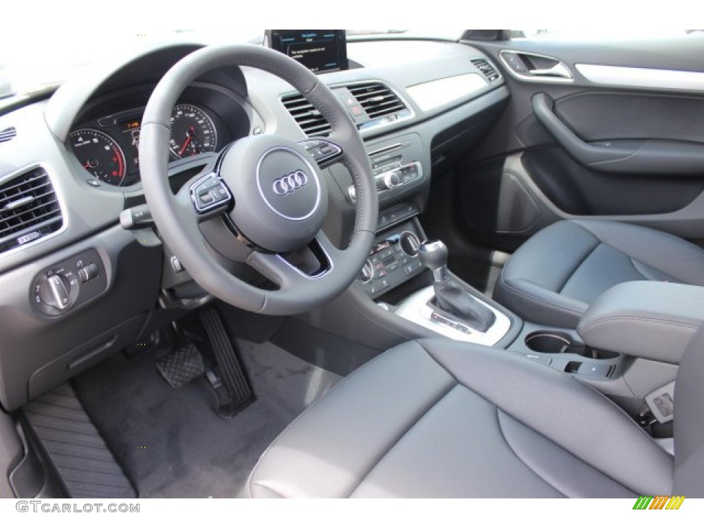 Black Interior 2016 Audi Q3 2.0 TSFI Premium Plus quattro Photo #105673452