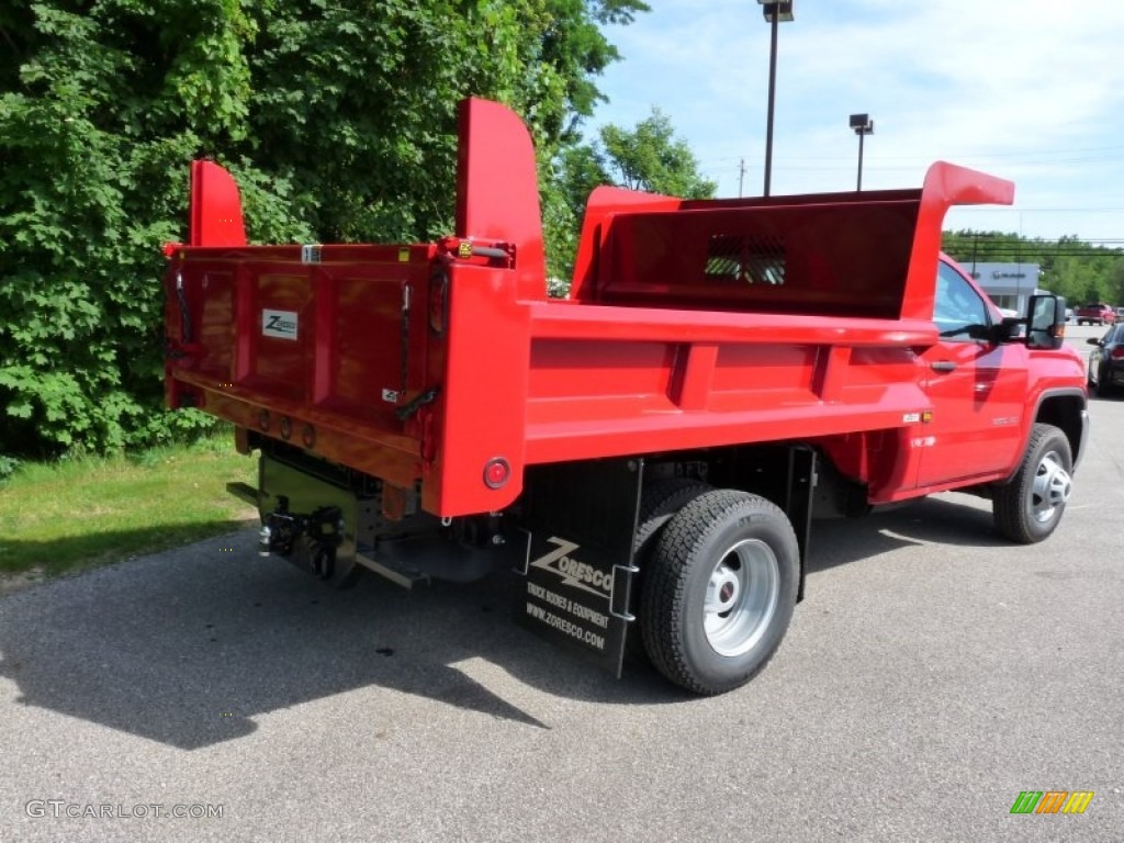 2015 Sierra 3500HD Work Truck Regular Cab Chassis - Fire Red / Jet Black/Dark Ash photo #2