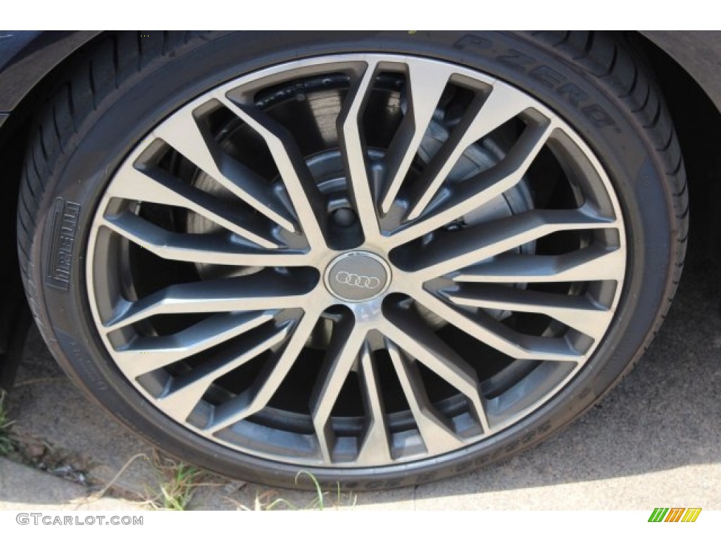 2016 A6 3.0 TFSI Premium Plus quattro - Moonlight Blue Metallic / Black photo #4