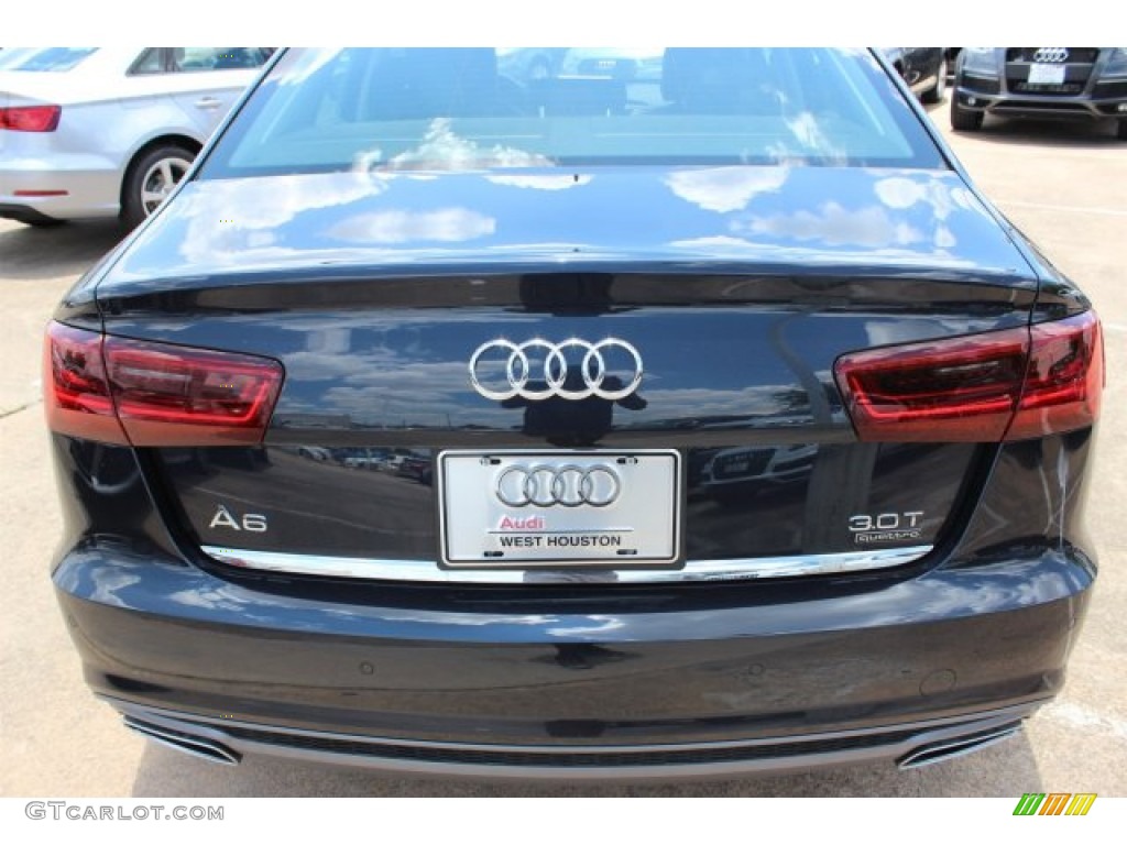 2016 A6 3.0 TFSI Premium Plus quattro - Moonlight Blue Metallic / Black photo #7
